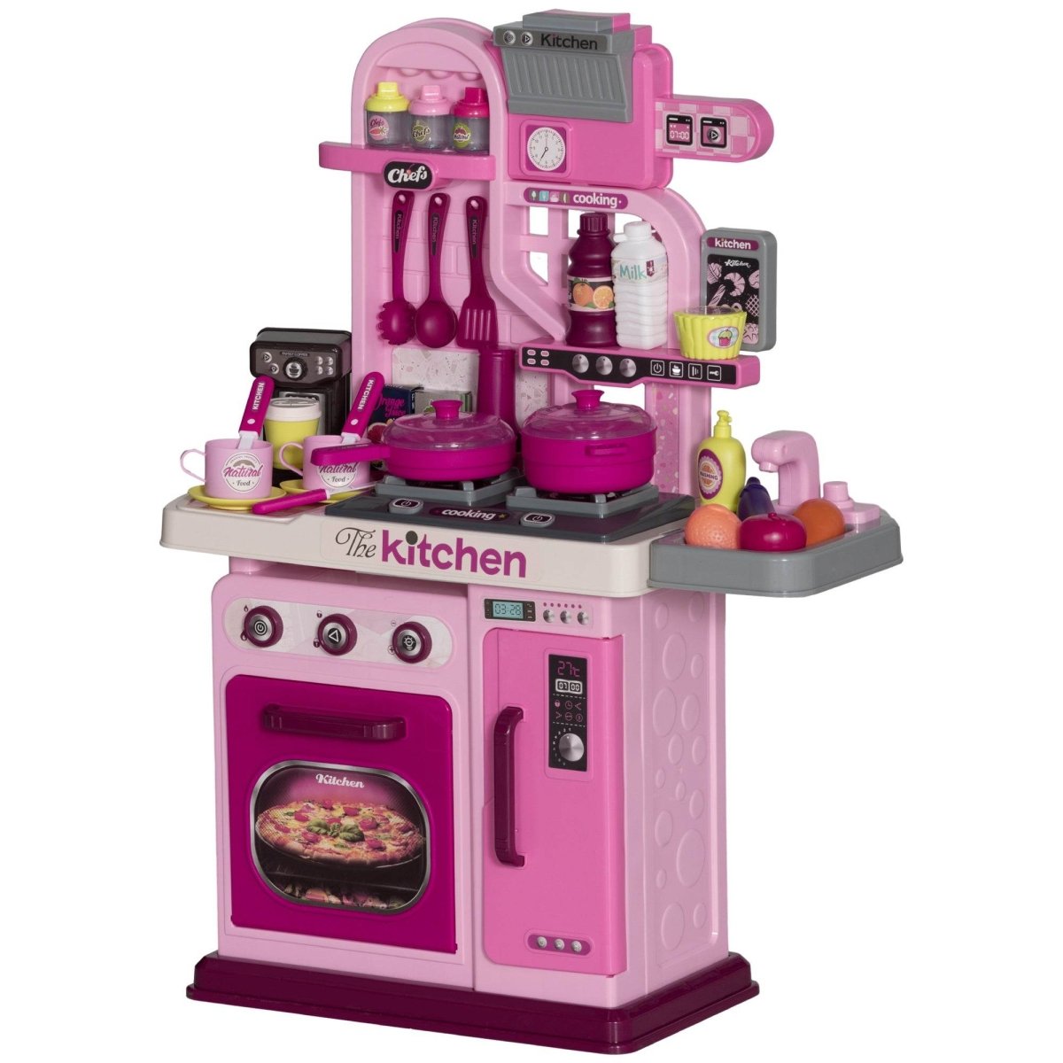 Interactive Kids Plastic Play Kitchen Set With Sounds - Slumberine - Omega Lifestyles