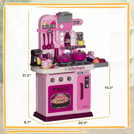 Interactive Kids Plastic Play Kitchen Set With Sounds - Slumberine - Omega Lifestyles