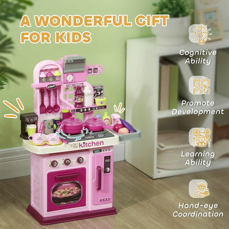 Interactive Kids Plastic Play Kitchen Set With Sounds - Slumberine - Omega Lifestyles