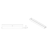 King Modern Solid Wood Panel Bed Frame With Padded Headboard - Slumberine - Omega Lifestyles