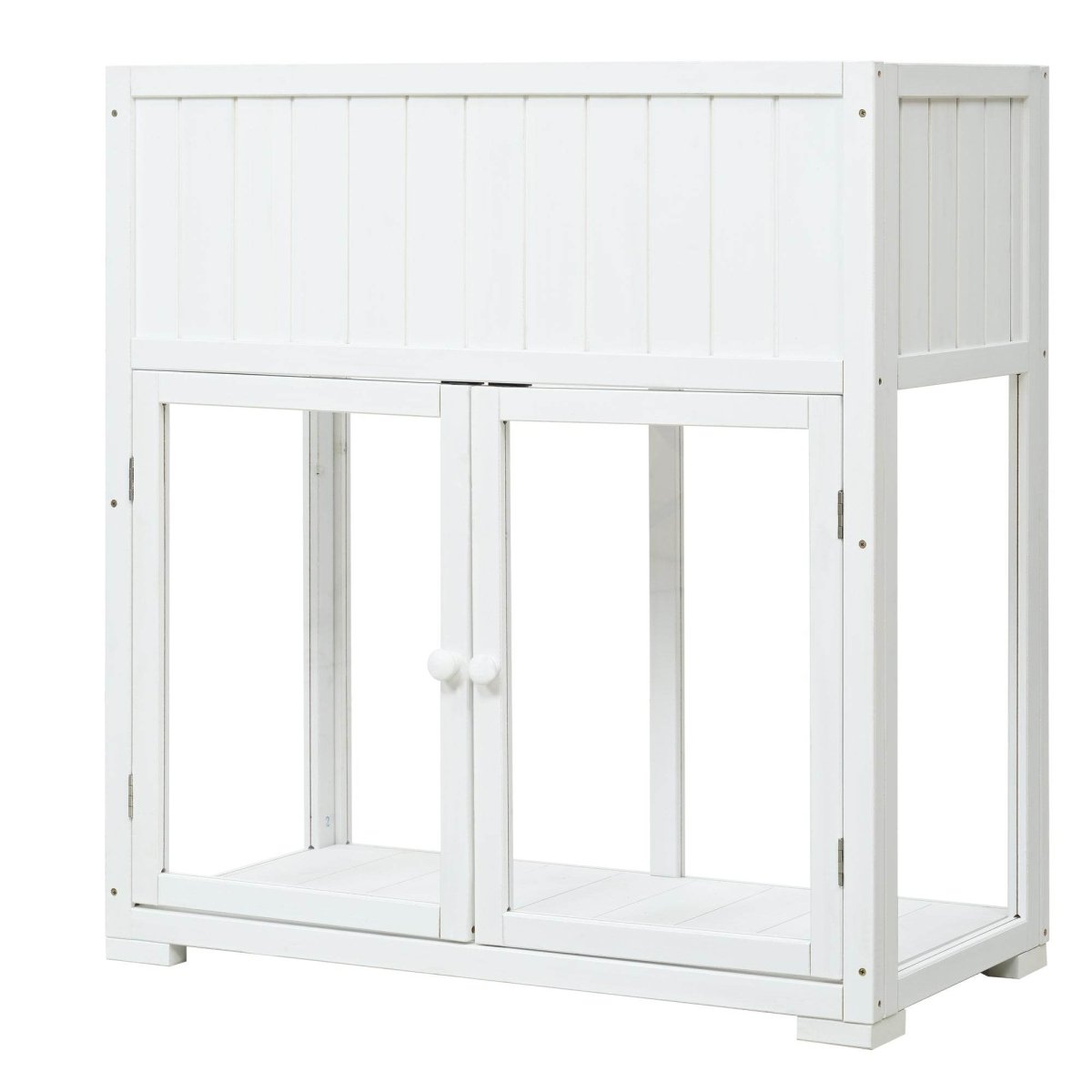 Mini Fir Wood Cold Frame Greenhouse With Wheels - Slumberine - Omega Lifestyles