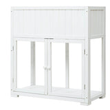 Mini Fir Wood Cold Frame Greenhouse With Wheels - Slumberine - Omega Lifestyles