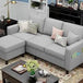 Modern L Shaped Sectional Sofa - Omega Lifestyles