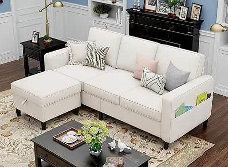 Modern L Shaped Sectional Sofa - Omega Lifestyles