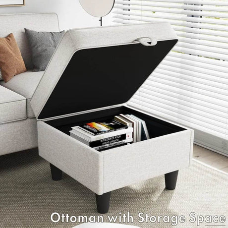 Modern L Shaped Sectional Sofa - Omega Lifestyles