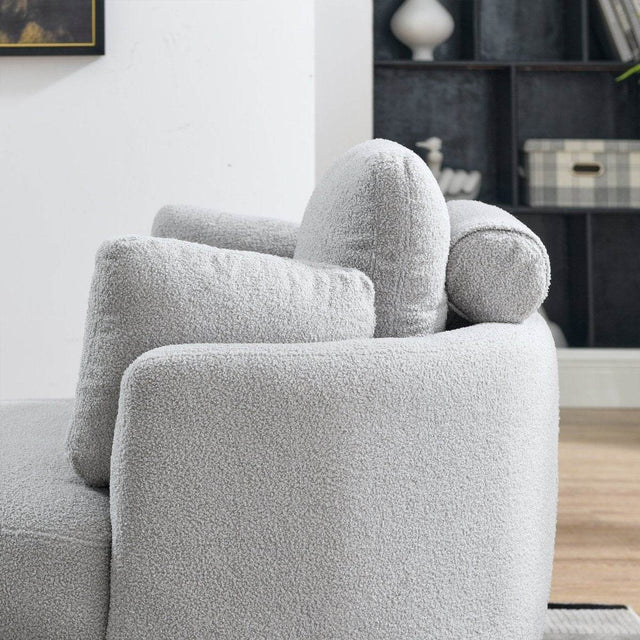 Oversized Plush Swivel Chair With Storage Ottoman - Omega Lifestyles