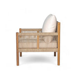 Set Of 2 Modern Outdoor Woven Lounge Chairs With Cushions - Sleep Galleria