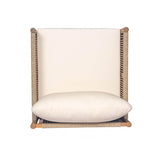 Set Of 2 Modern Outdoor Woven Lounge Chairs With Cushions - Sleep Galleria