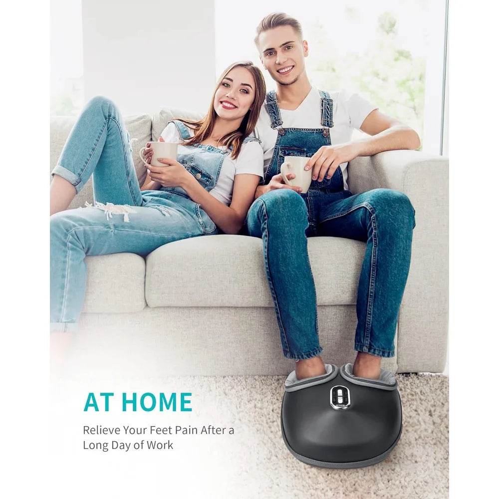 Shiatsu Foot Massager with Heat and Air Compression Therapy - Sleep Galleria