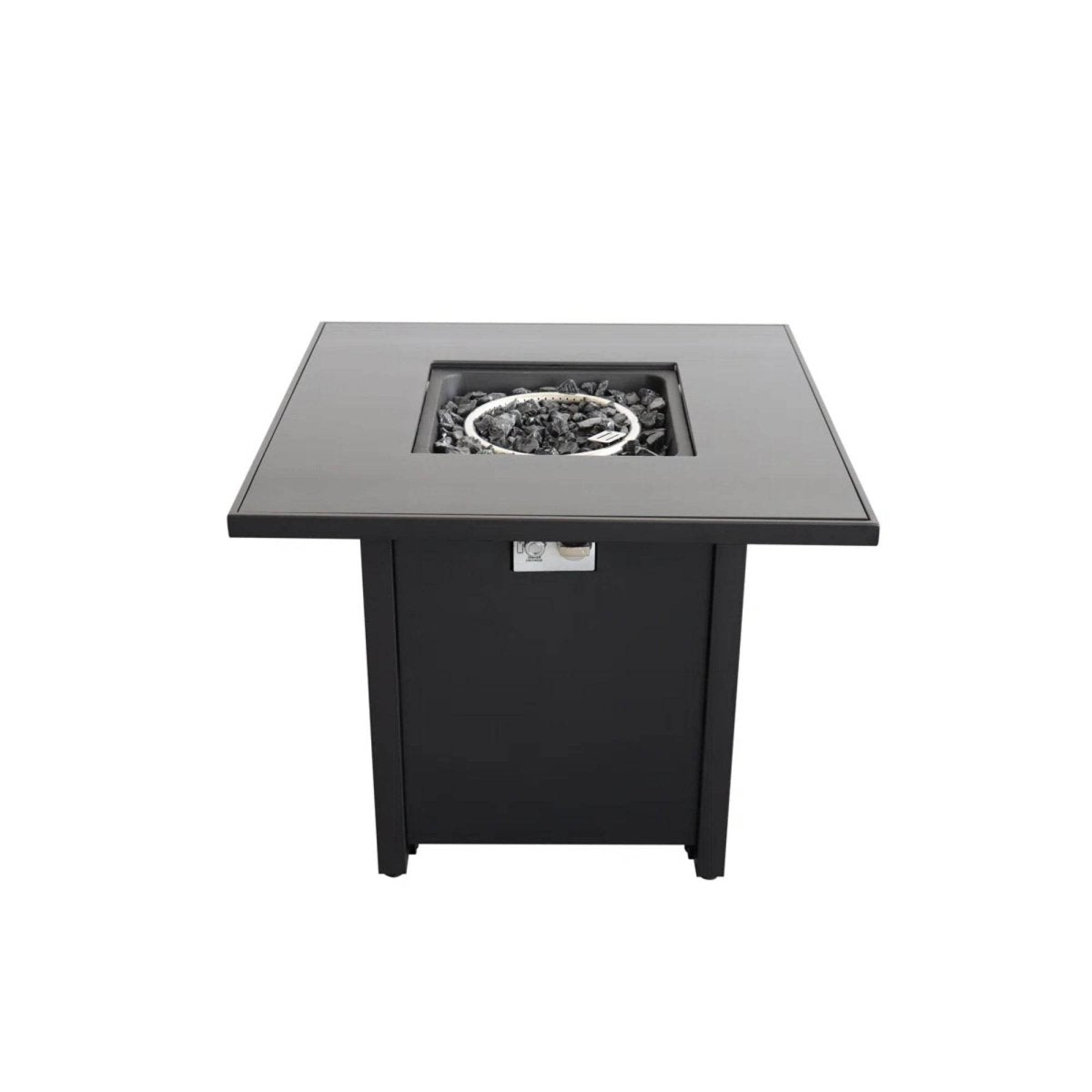 Steel Modern Outdoor Propane Fire Pit 30 - Inch - Slumberine - Omega Lifestyles