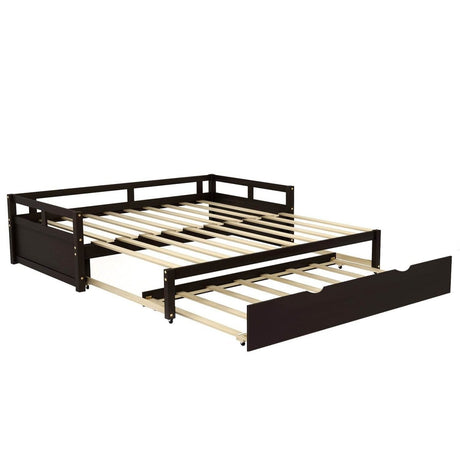 Twin Extending Solid Wood Daybed With Pull - Out Trundle - Slumberine - Omega Lifestyles
