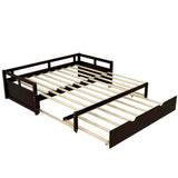 Twin Extending Solid Wood Daybed With Pull - Out Trundle - Slumberine - Omega Lifestyles