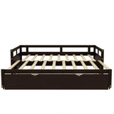Twin Extending Solid Wood Daybed With Pull - Out Trundle - Slumberine - Omega Lifestyles