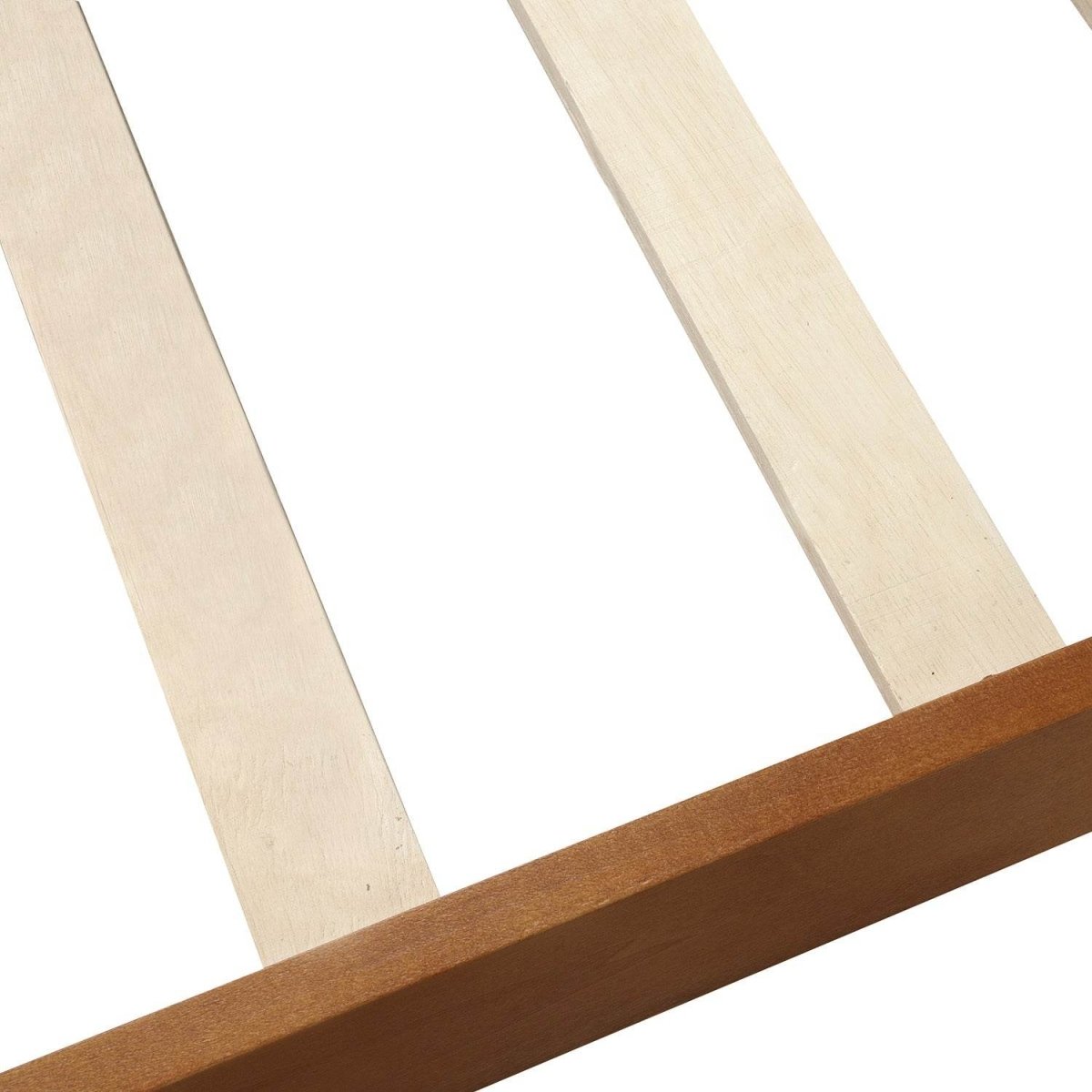 Twin Solid Wood Minimalist Platform Bed Frame With Headboard - Slumberine - Omega Lifestyles