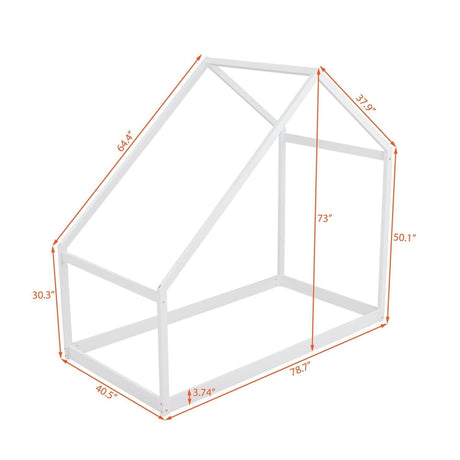 Twin Solid Wood Semi - Enclosed Kids House Bed - Slumberine - Omega Lifestyles
