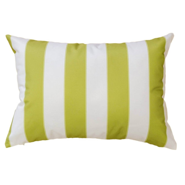 Weather Resistant Lime Green Polyester Outdoor Pillow 14x20 - Slumberine - Omega Lifestyles