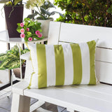 Weather Resistant Lime Green Polyester Outdoor Pillow 14x20 - Slumberine - Omega Lifestyles