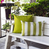 Weather Resistant Lime Green Polyester Outdoor Pillow 14x20 - Slumberine - Omega Lifestyles