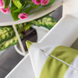 Weather Resistant Lime Green Polyester Outdoor Pillow 14x20 - Slumberine - Omega Lifestyles