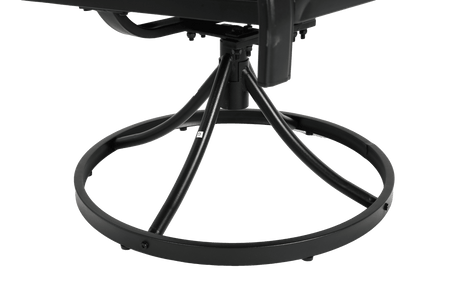 5 Piece Outdoor Wicker Patio Dining Set With Swivel Rocker Chairs - Somnio - Omega Lifestyles