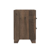 Brown Engineered Wood 2 - Drawer Nightstand - Somnio - Omega Lifestyles