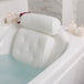 Ergonomic Air Mesh Bath Pillow with Non-Slip Suction Cups - Sleep Galleria
