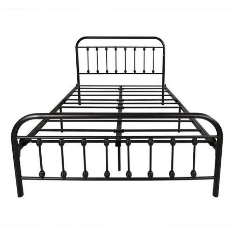 Full Metal Platform Victorian Style Bed Frame - Somnio - Omega Lifestyles
