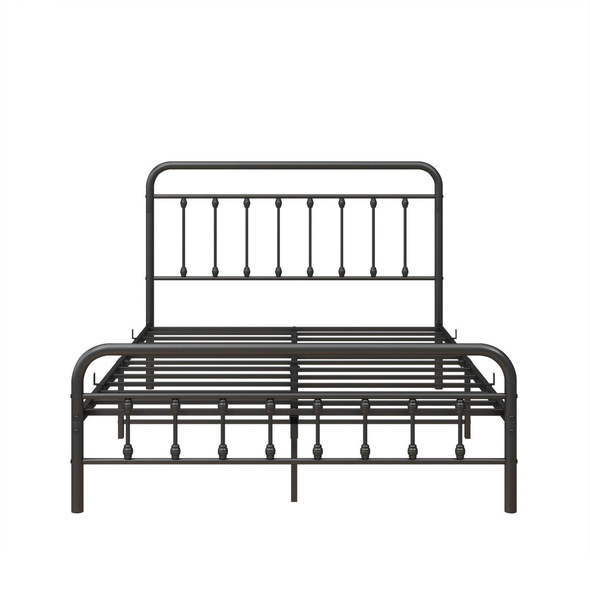 Full Metal Platform Victorian Style Bed Frame - Somnio - Omega Lifestyles
