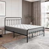 Full Metal Platform Victorian Style Bed Frame - Somnio - Omega Lifestyles