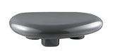 Gray High Gloss Contemporary Metal Synthetic Wood Coffee Table - Omega Lifestyles