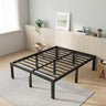 Heavy Duty 14-Inch Metal Platform Bed Frame with Storage - Omega Lifestyles