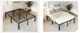 Heavy Duty 14-Inch Metal Platform Bed Frame with Storage - Omega Lifestyles