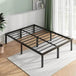 Heavy Duty 14-Inch Metal Platform Bed Frame with Storage - Omega Lifestyles