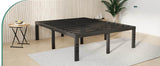 Heavy Duty 14-Inch Metal Platform Bed Frame with Storage - Omega Lifestyles