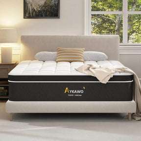 Medium Plush 12-Inch Hybrid Mattress - Omega Lifestyles