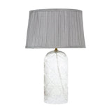 Modern Gold Table Lamp With Clear Glass Shade - Sleep Galleria