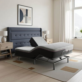 Soft 11-Inch Flex Top Plush Memory Foam Queen Mattress Bundle - Omega Lifestyles