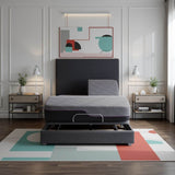 Soft 11 - Inch Flex Top Plush Memory Foam Queen Mattress Bundle - Somnio - Omega Lifestyles