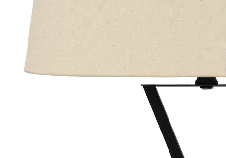 Transitional Black Metal USB Port Table Lamp - Sleep Galleria