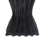 Wave Design Lightweight Concrete Outdoor Patio Side Table - Omega Lifestyles