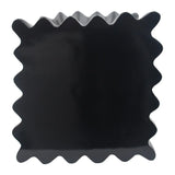 Wave Design Lightweight Concrete Outdoor Patio Side Table - Omega Lifestyles