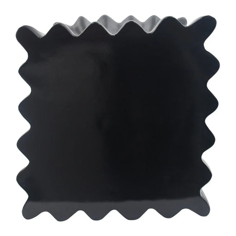 Wave Design Lightweight Concrete Outdoor Patio Side Table - Omega Lifestyles