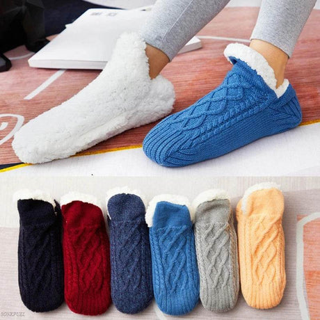 Pair of Thick Warm Non Slip Men’s Slipper Socks - Omega Lifestyles