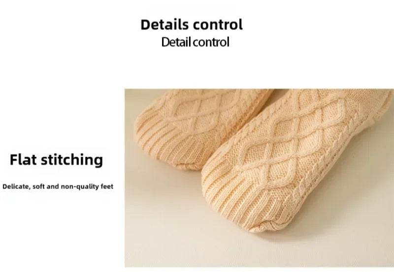 Pair of Thick Warm Non Slip Men’s Slipper Socks - Omega Lifestyles