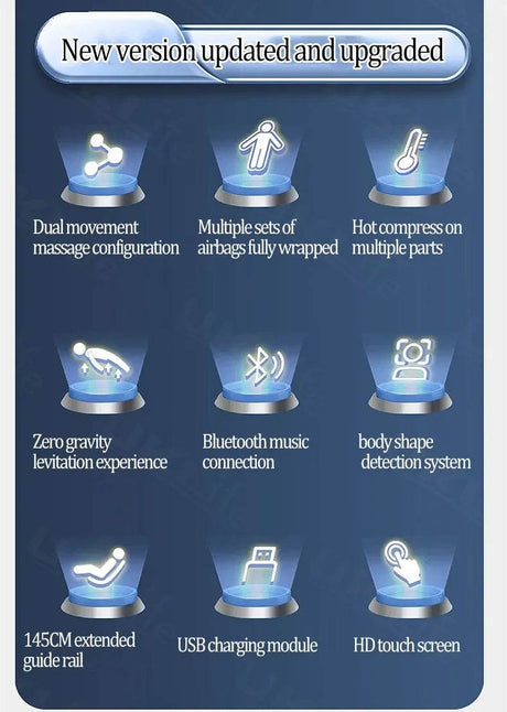 Sorae NimbusCore4D Zero Gravity Massage Chair - Omega Lifestyles