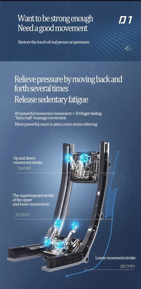 Sorae NimbusCore4D Zero Gravity Massage Chair - Omega Lifestyles