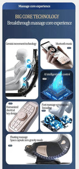 Sorae NimbusCore4D Zero Gravity Massage Chair - Omega Lifestyles