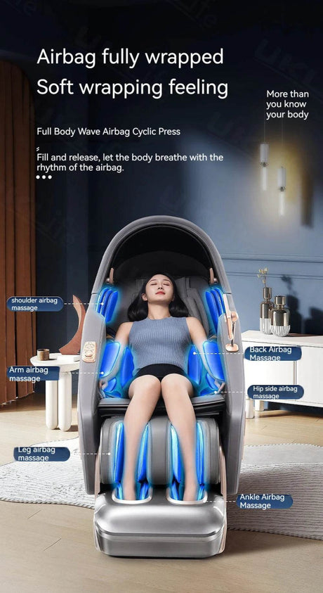 Sorae NimbusCore4D Zero Gravity Massage Chair - Omega Lifestyles