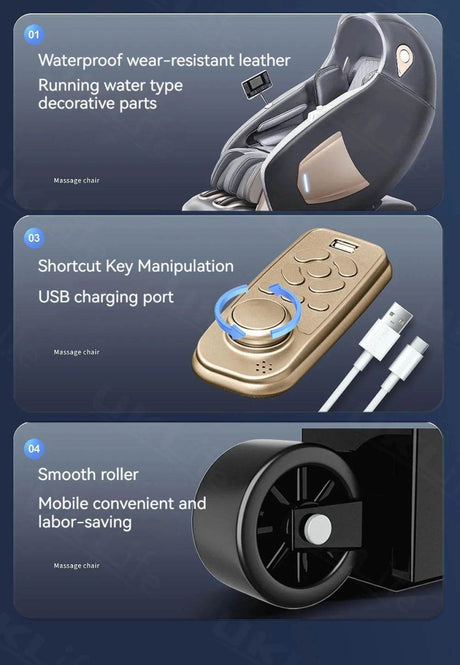 Sorae NimbusCore4D Zero Gravity Massage Chair - Omega Lifestyles