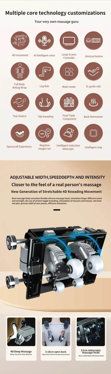 Sorae SkyDrift Z SL-Track Massage Chair - Omega Lifestyles